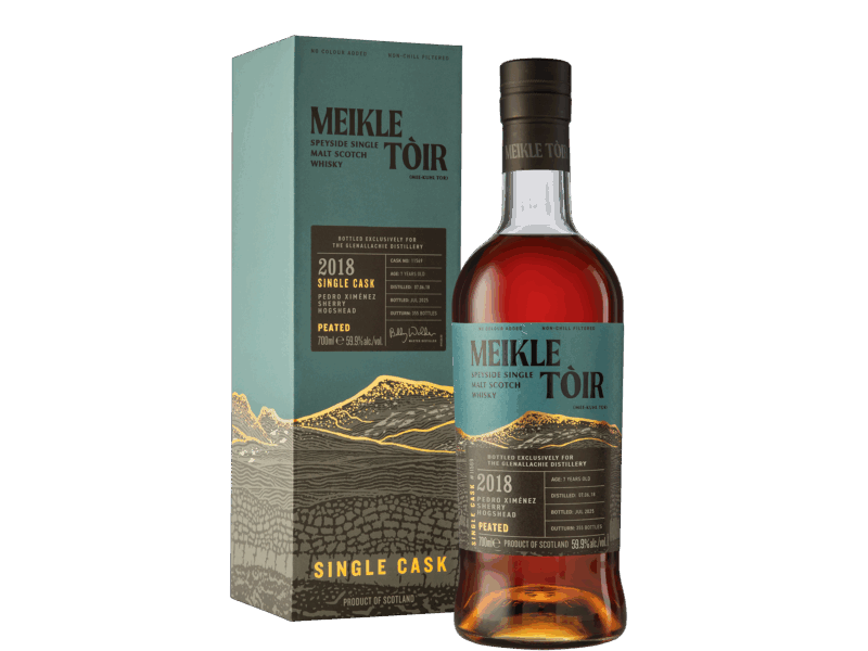 Meikle Toir Single Cask Peated Speyside Single Malt Whisky