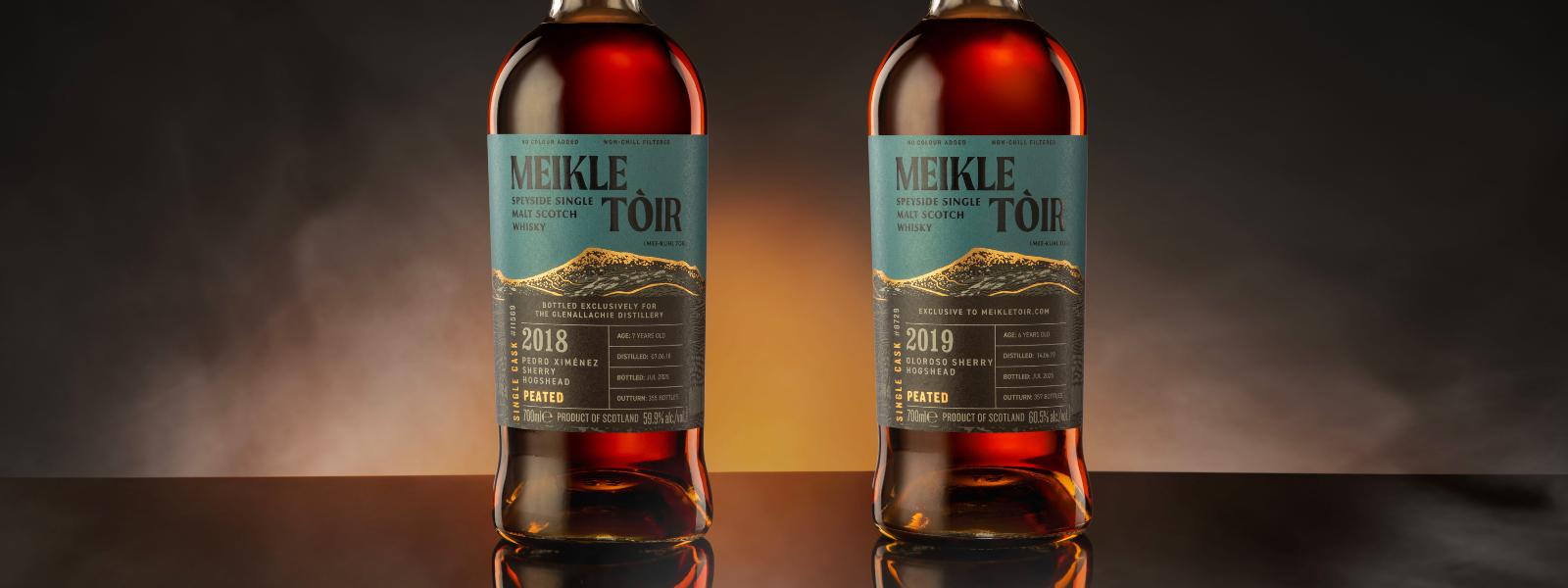 Meikle Toir Speyside Peated single malt whisky single cask exclusives