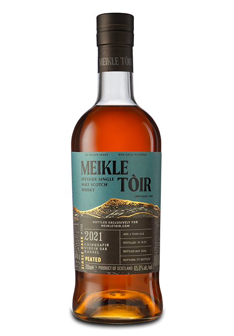 Meikle Tòir Single Cask #2300 Chinquapin Virgin Oak Barrel Online Exclusive